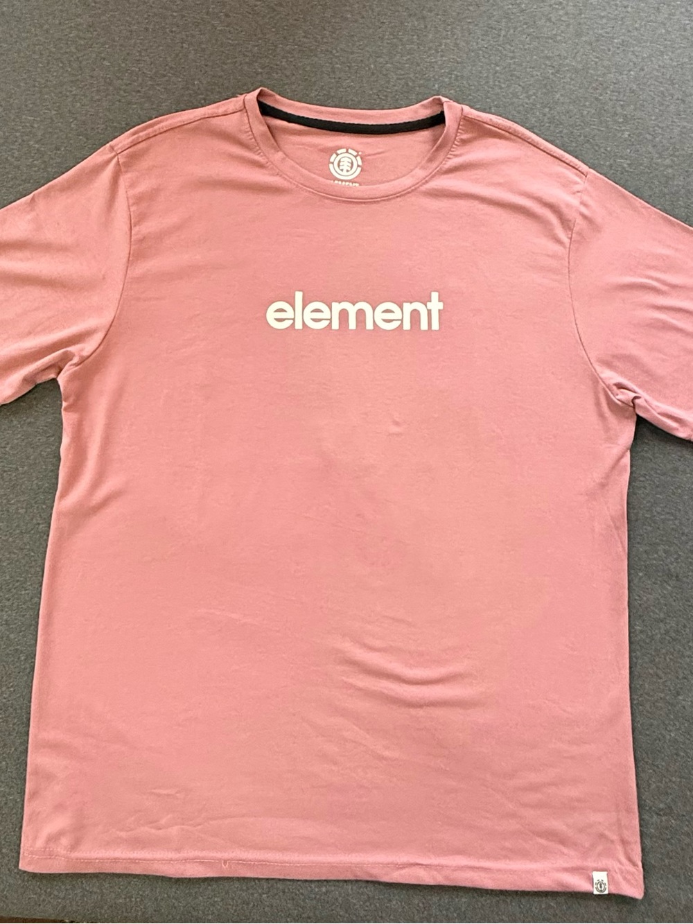 Element Men's Dusty Pink Logo Short Sleeve Tee